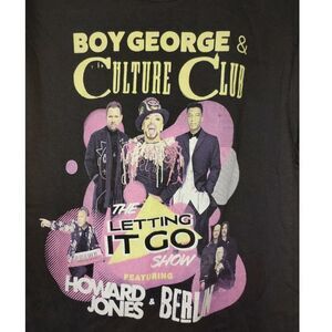 Boy George & Culture Club North America Letting It Go Tour NEW T-Shirt - sz. M